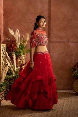 Layered Lehengas