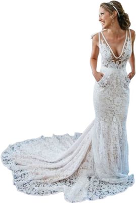 Mermaid Spring Wedding Dress