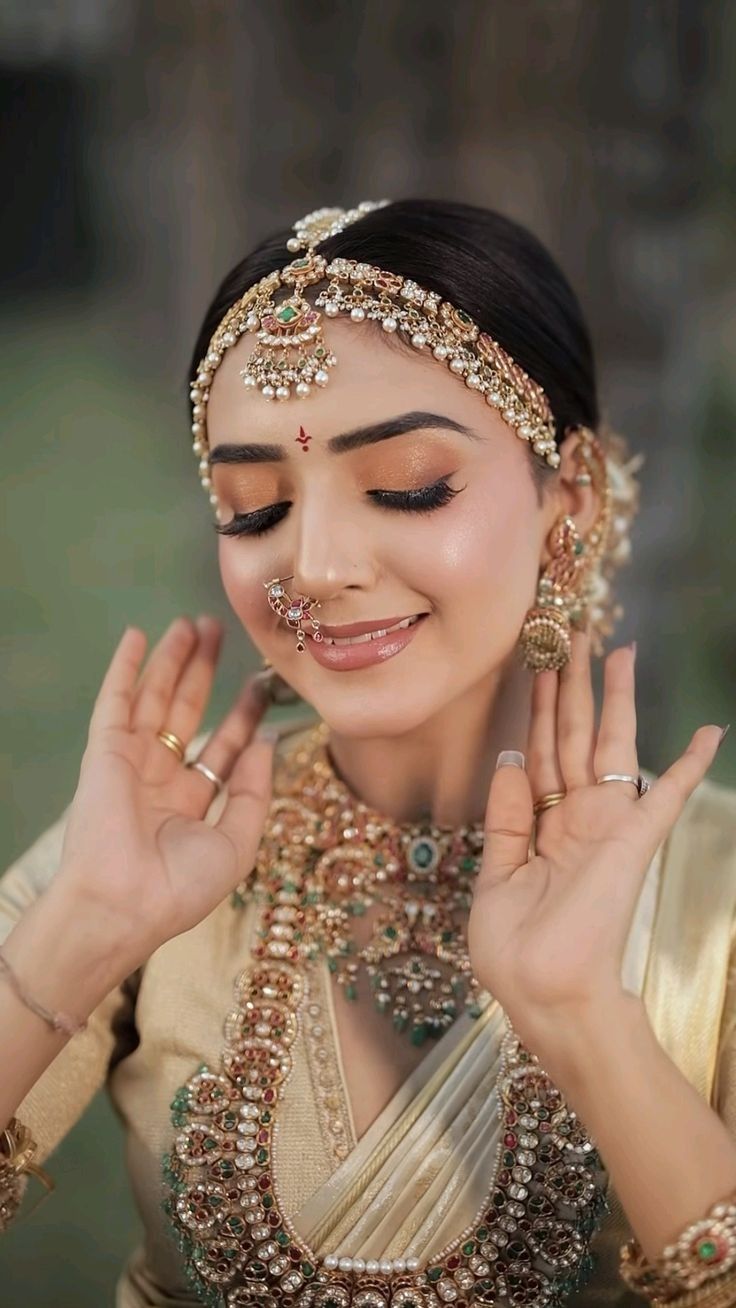 Minimal South Bridal Makeup 