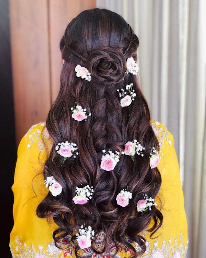 Pearly Hairstyles for Haldi