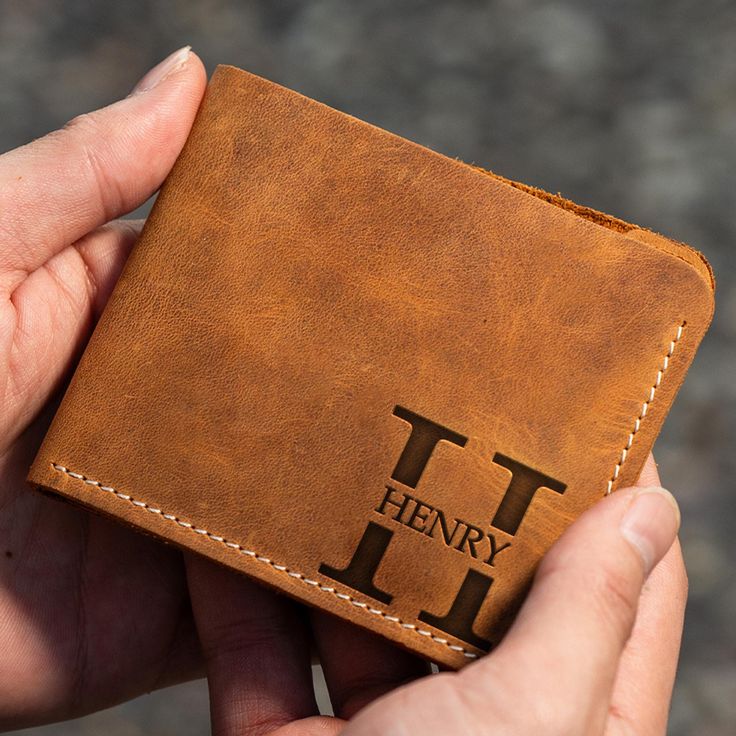 Personalized Leather Wallet