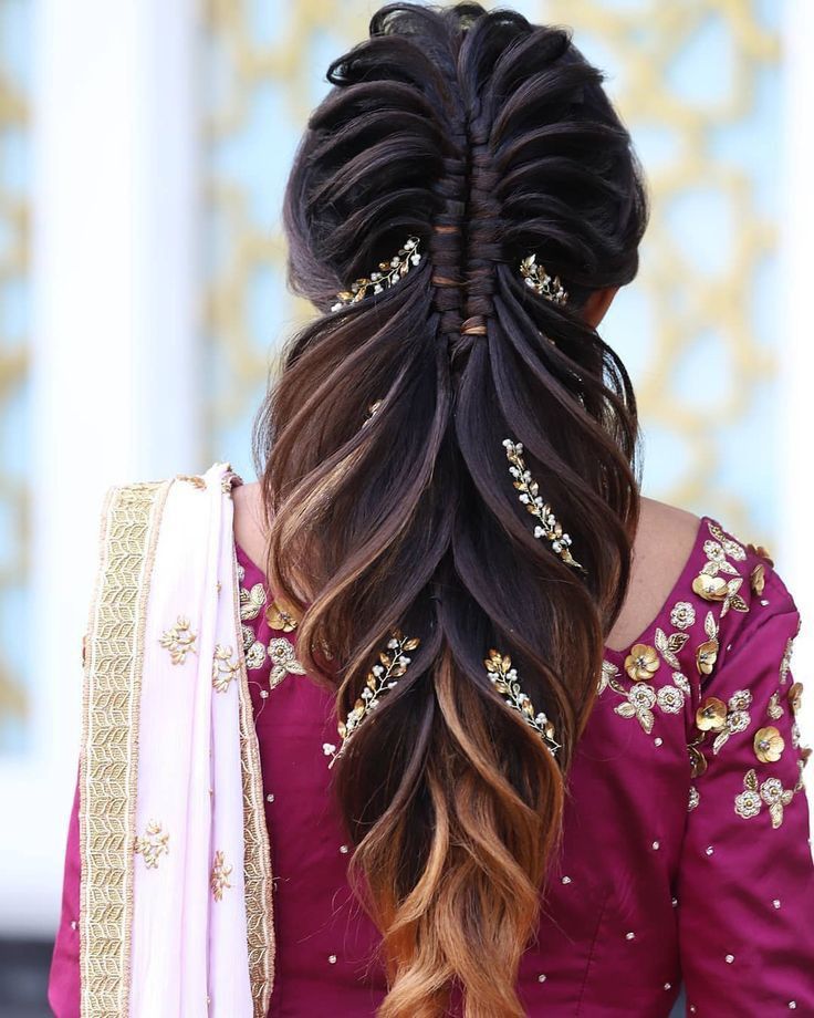 Puffy Fishtail Braid Hairstyle - bookeventz 