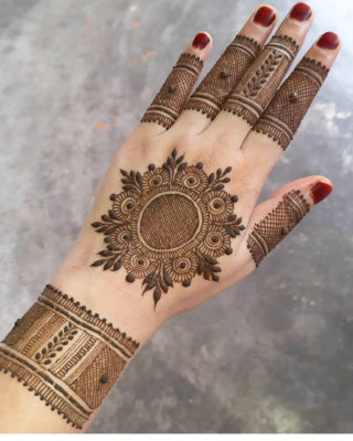 Rangoli Arabic Mehndi Design