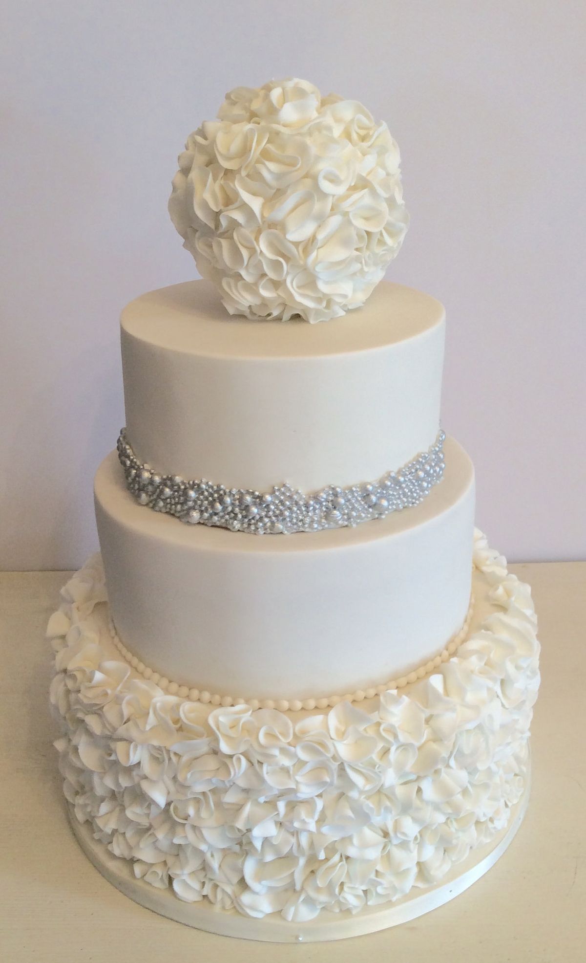 Silver Buttercream Cake