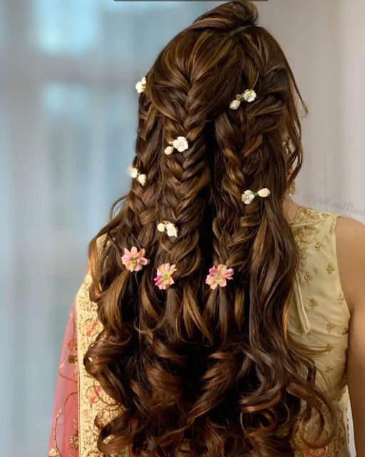 Simple Braided Loose Hairstyle