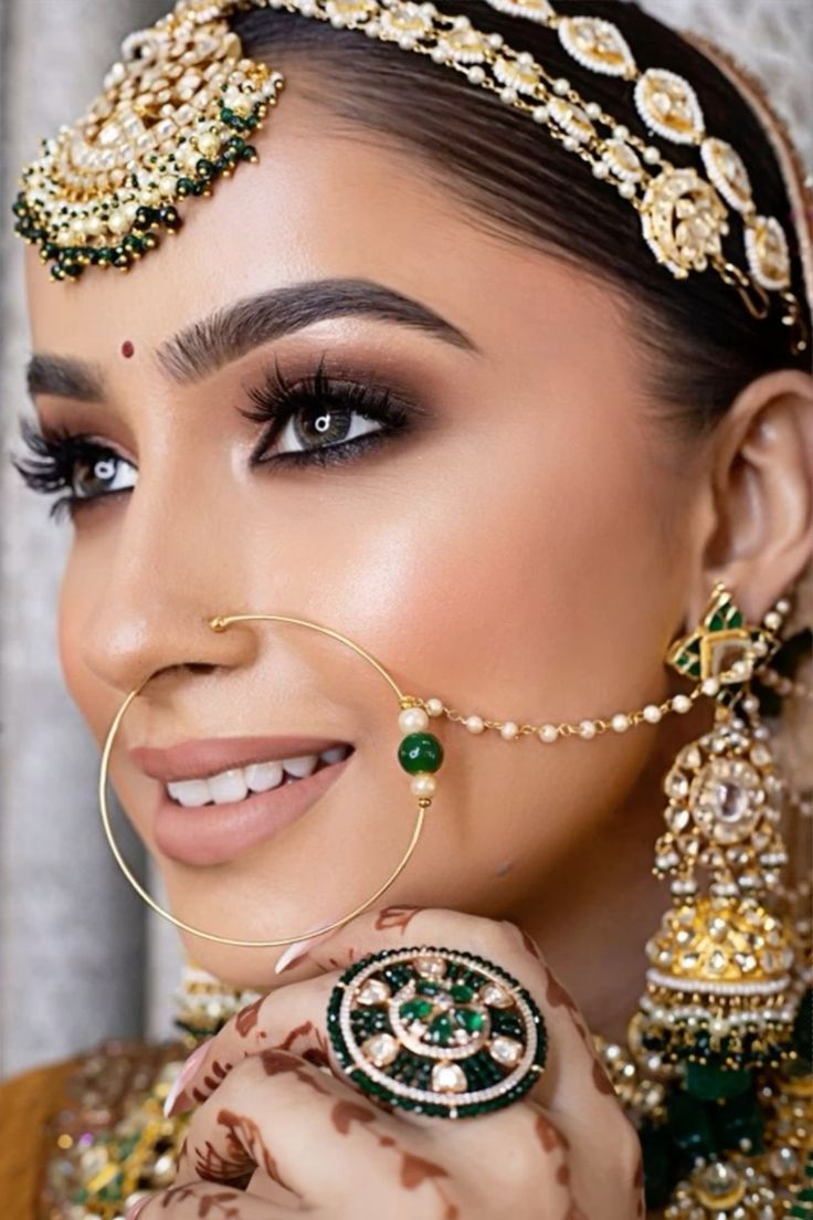 Smokey Eyes Simple South Indian Bridal Makeup
