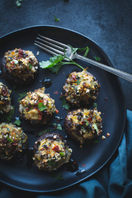 Spinach-and-Artichoke-Stuffed-Mushrooms