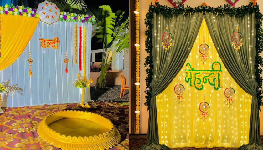 Haldi Mehndi Decoration