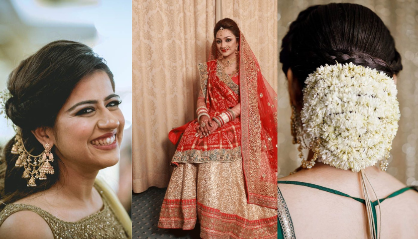 Gujarati Bridal Hairstyle