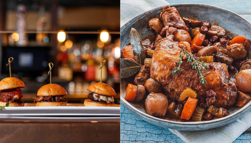 American cuisine vs French Cusine