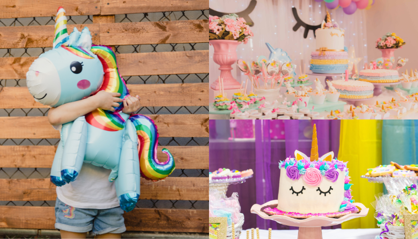 Unicorn Themed Birthday Party