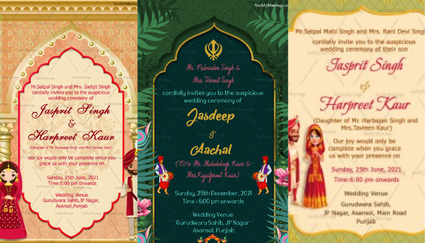 Punjabi Wedding Invitation