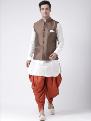 Waistcoat with Kurta and Patiala Pants