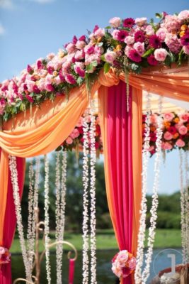 floral mandap