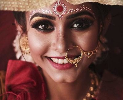 smokey eye - gujarati bridal makeup