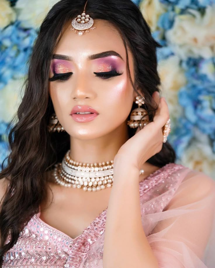 bridal makeup looks_glamorous reception