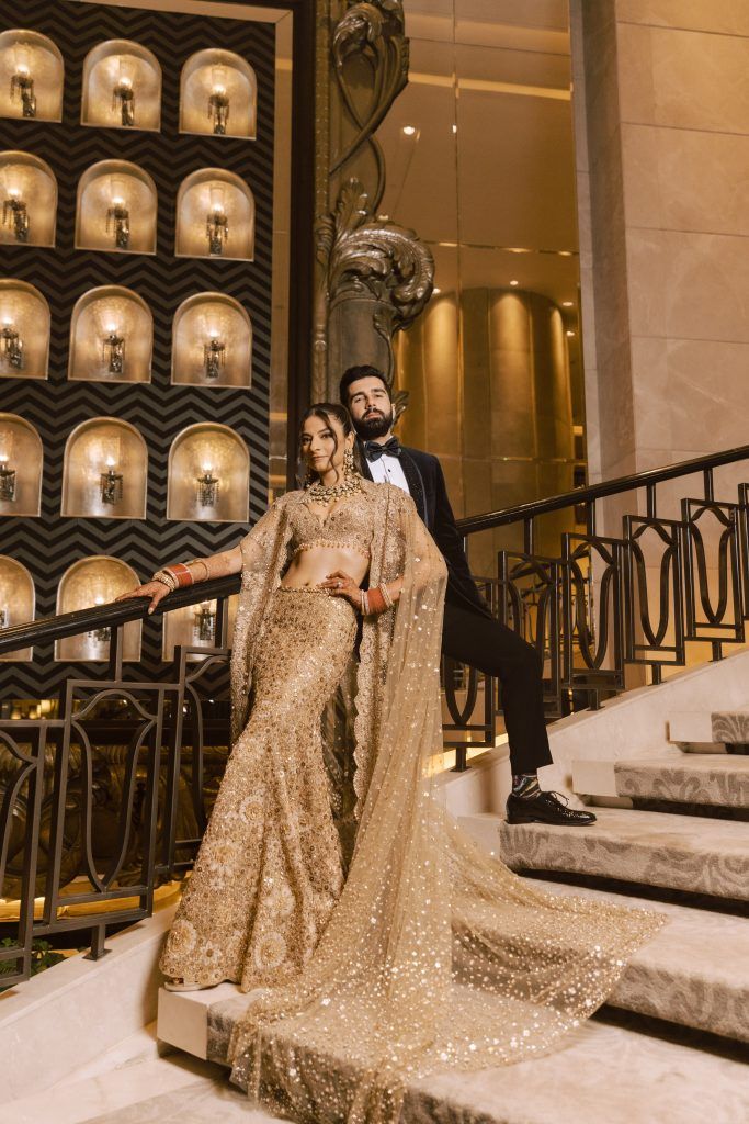 bridal makeup looks_glamorous looks for night light reception glam
