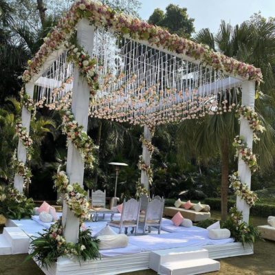 floral mandap designs