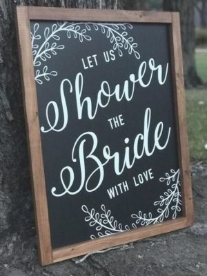 chalkboard signage