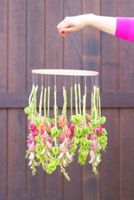 chandelier - diy wedding decor ideas