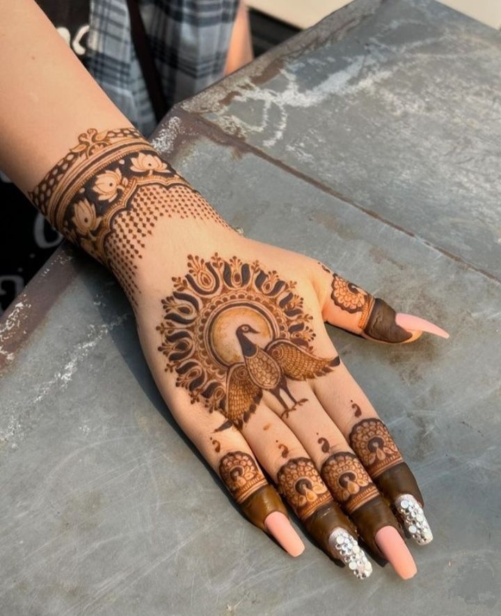 Peacock Mehendi 