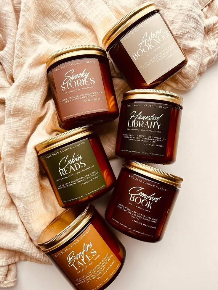 Scented candle set