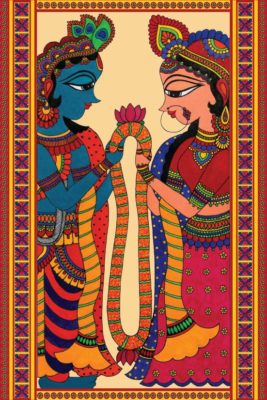 invitations - vrindavan themed wedding