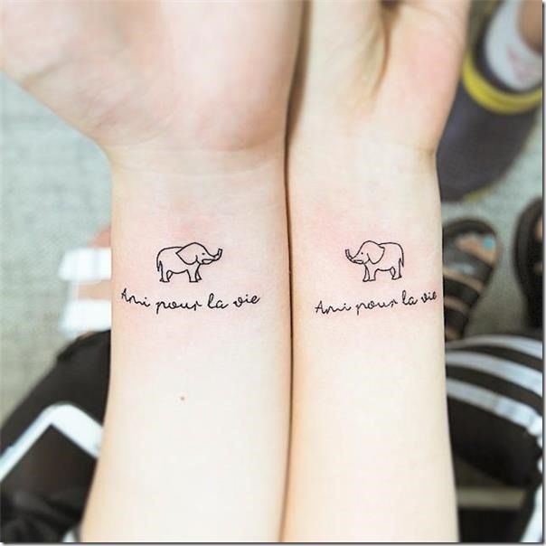 15 Cutesy Best Friend Tattoo Ideas That Send A Spectacular Message