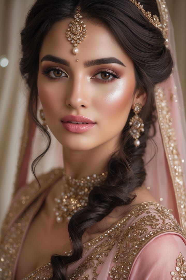 garedn wedding makeup look 