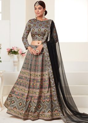 geometric pattern - bridal lehenga trends 2023