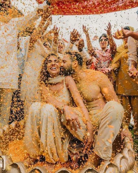 haldi flower shower