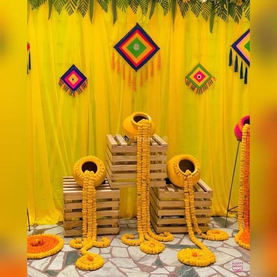haldi function decoration