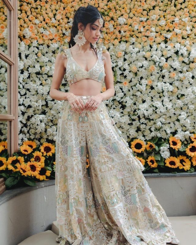 Haldi Outfit-Alanna Panday's Bridal Outfit