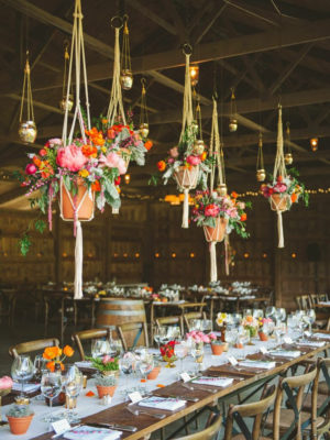 hanging centerpieces