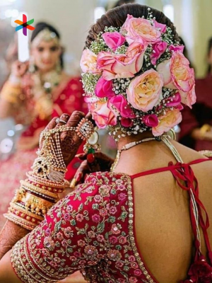 Floral Overdose Bridal Bun