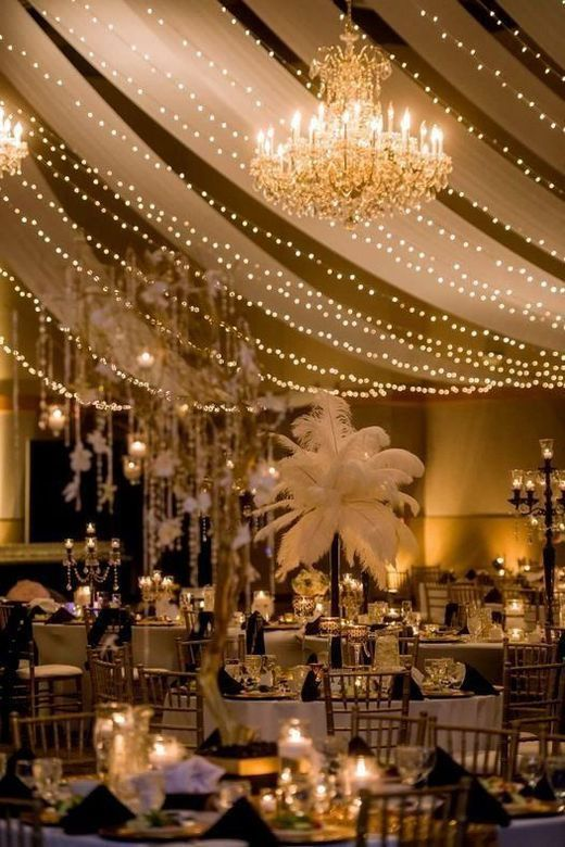 Great Gatsby Glam theme wedding 