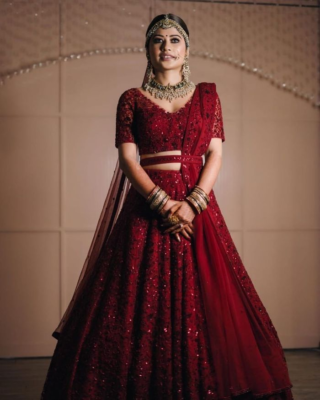 embellished belts - bridal lehenga trends 2023