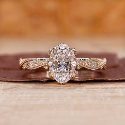 Diamond engagement ring ideas for classic and timeless April rings