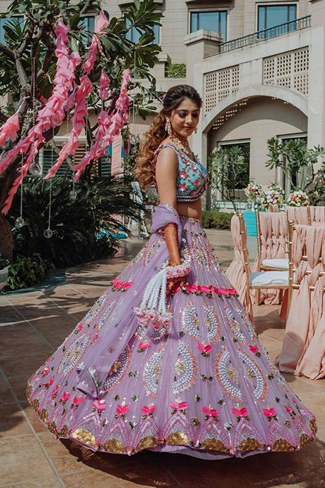 lavender haldi theme_bridal photography_pinterest trends