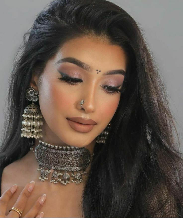 matte finish navratri look