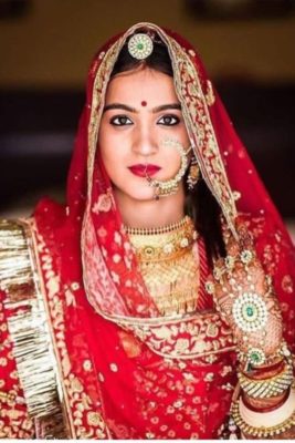 mughal inspired rajasthani bridal makeup 