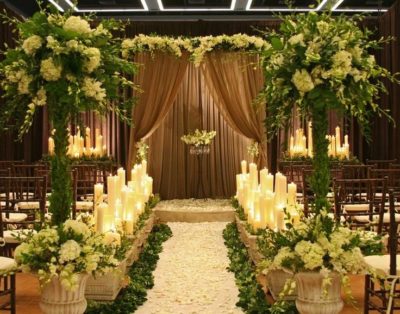 low budget wedding stage decoration