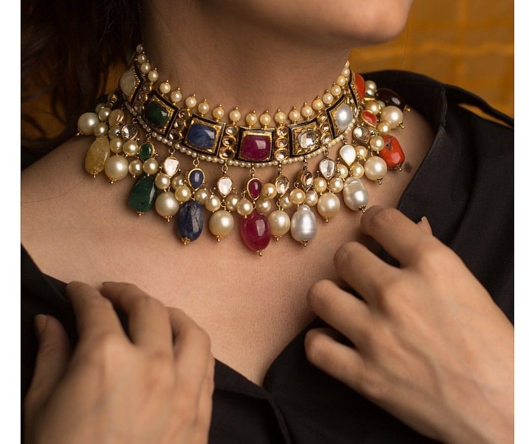 Navratna necklace