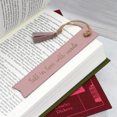 personalised bookmarks - bookish wedding favors