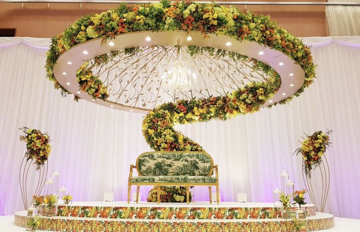 reception stage decor_photographic stage