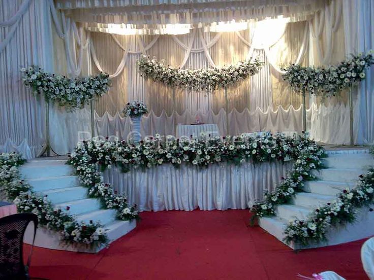 reception stage decor_stairs