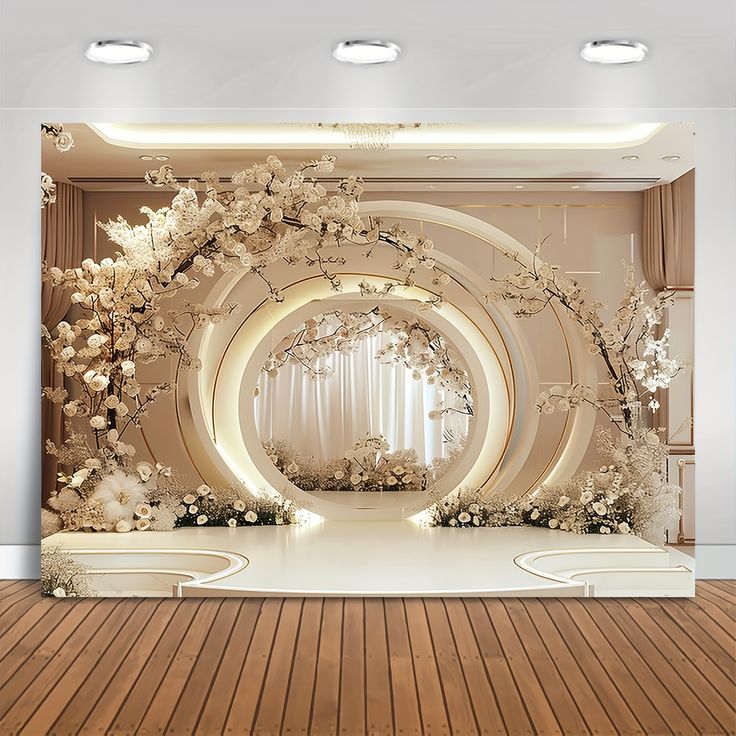 reception stage decor_backdrop selection