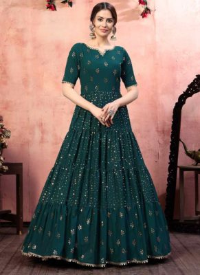 full flared lehenga -sangeet outfits for bride