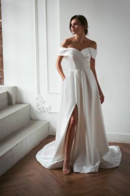 sleek dress - wedding party dresses