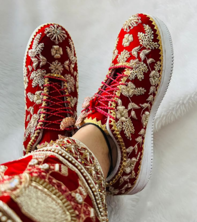 Indian bridal sneakers